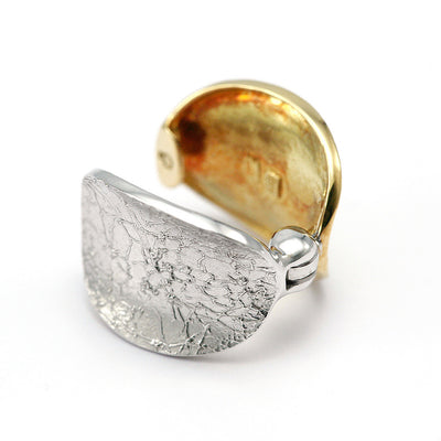 Yellow Gold x White Gold Earrings ｜ EX04317