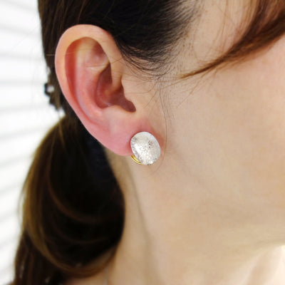Yellow Gold x White Gold Earrings ｜ EX04317