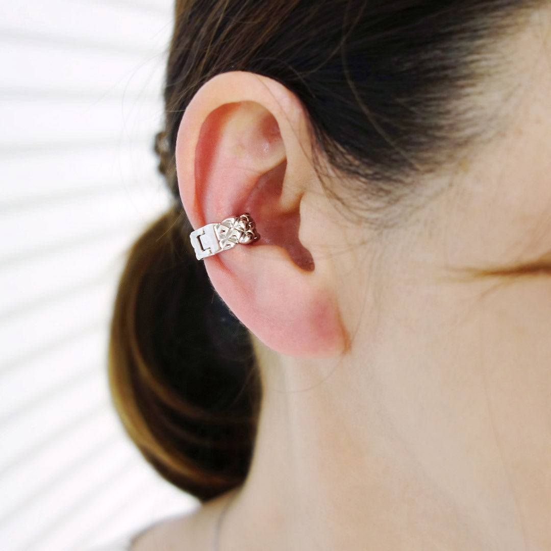 White Gold Ear Cuff | EX04326