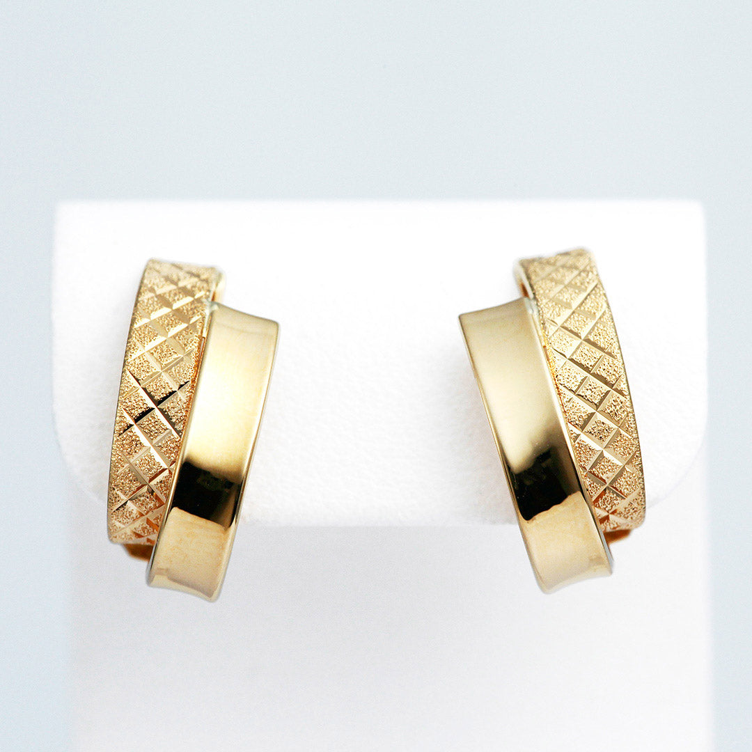 Yellow Gold Earrings ｜ EX04328