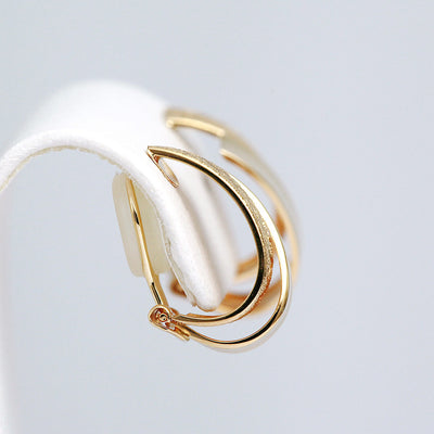 Yellow Gold Earrings ｜ EX04328