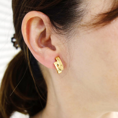 Yellow Gold Earrings ｜ EX04328