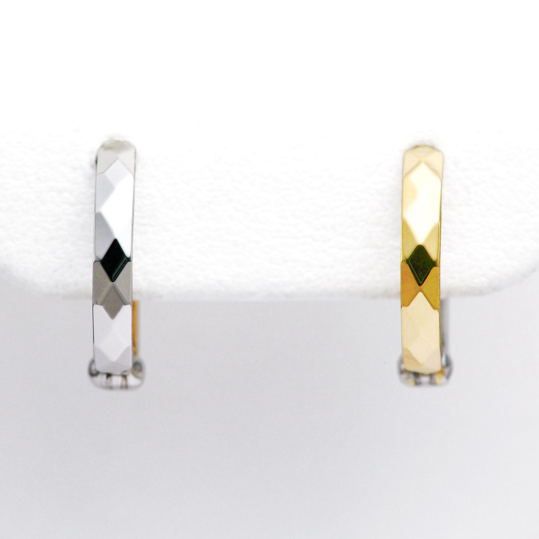 イエローゴールド×ホワイトゴールド ピアリング ｜ EX04341