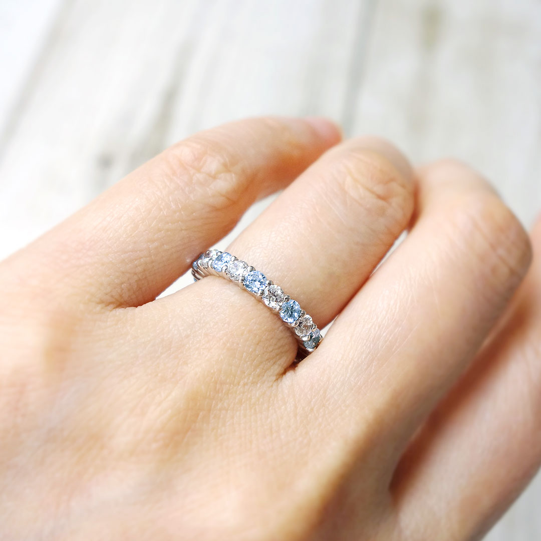 Full eternity ring (blue diamond) | GD00054-IB11