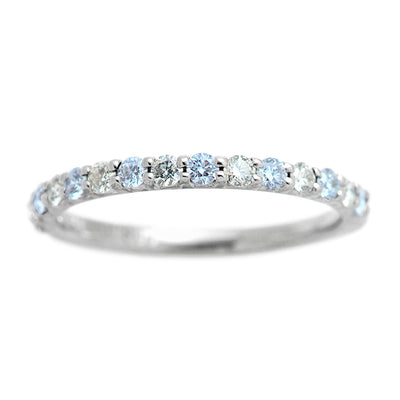 Half Eternity Ring (Blue Diamond) | HD02155B-IB7
