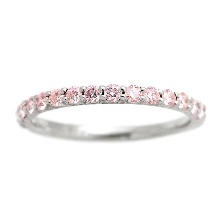 Half eternity ring (pink diamond) ｜ HD02155B-PD15