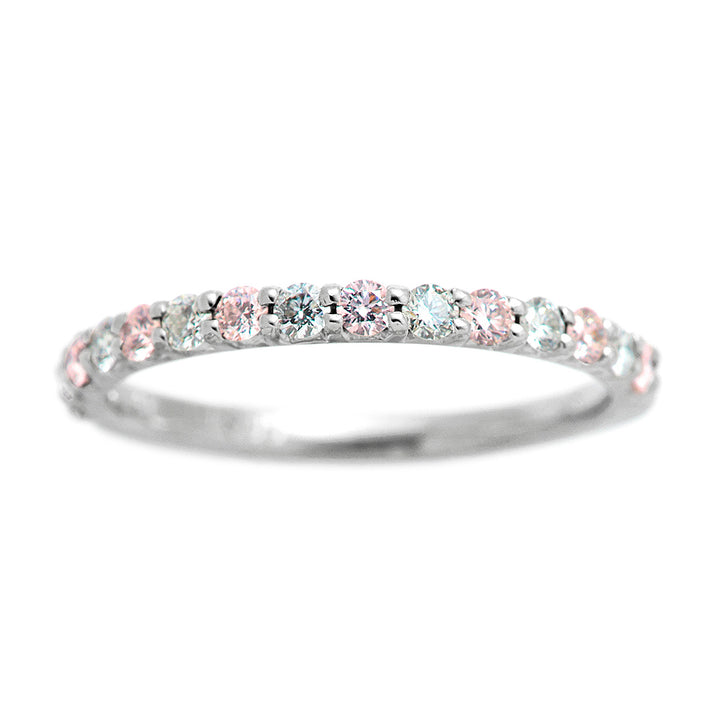 Half eternity ring (pink diamond) ｜ HD02155B-PD7