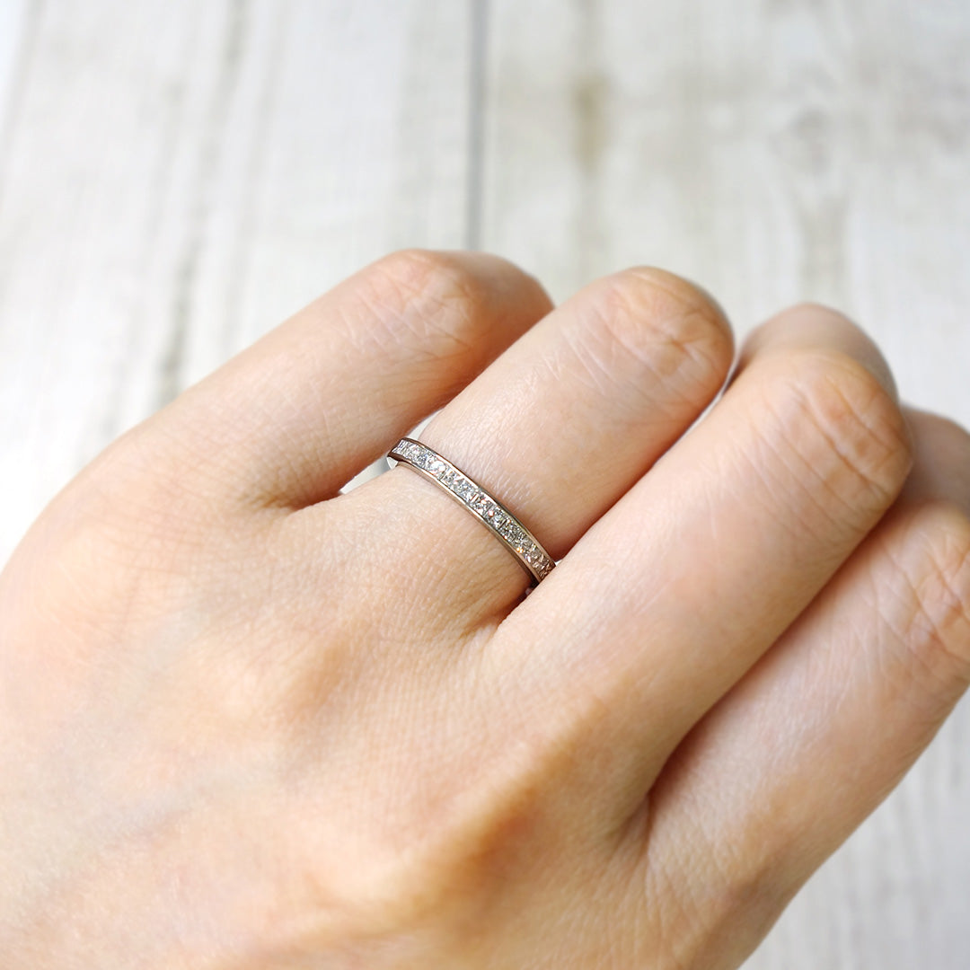 Half eternity ring (princess cut) | HD02555