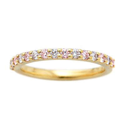 Half Eternity Ring (Pink Diamond) | HDK2155B-PD7