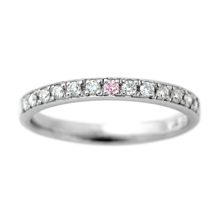 Half eternity ring (pink diamond) ｜ KD00117-PD1