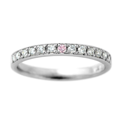 Half Eternity Ring (Pink Diamond) | KD00117-PD1
