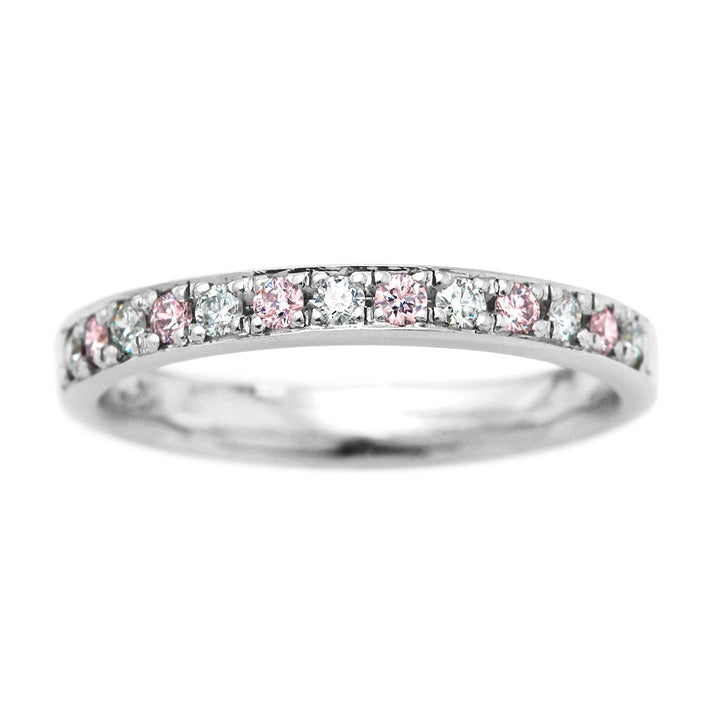 Half eternity ring (pink diamond) ｜ KD00117-PD6