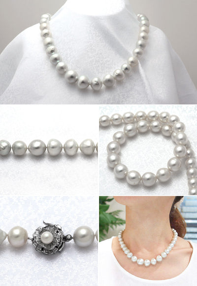 南洋白蝶真珠 ネックレス ｜ 10.2～14.0mm ｜ NJ02644