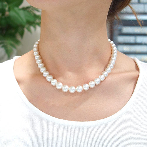 <tc>Akoya Pearl Necklace ｜ 8.0～10.1mm ｜ NJ02868</tc>