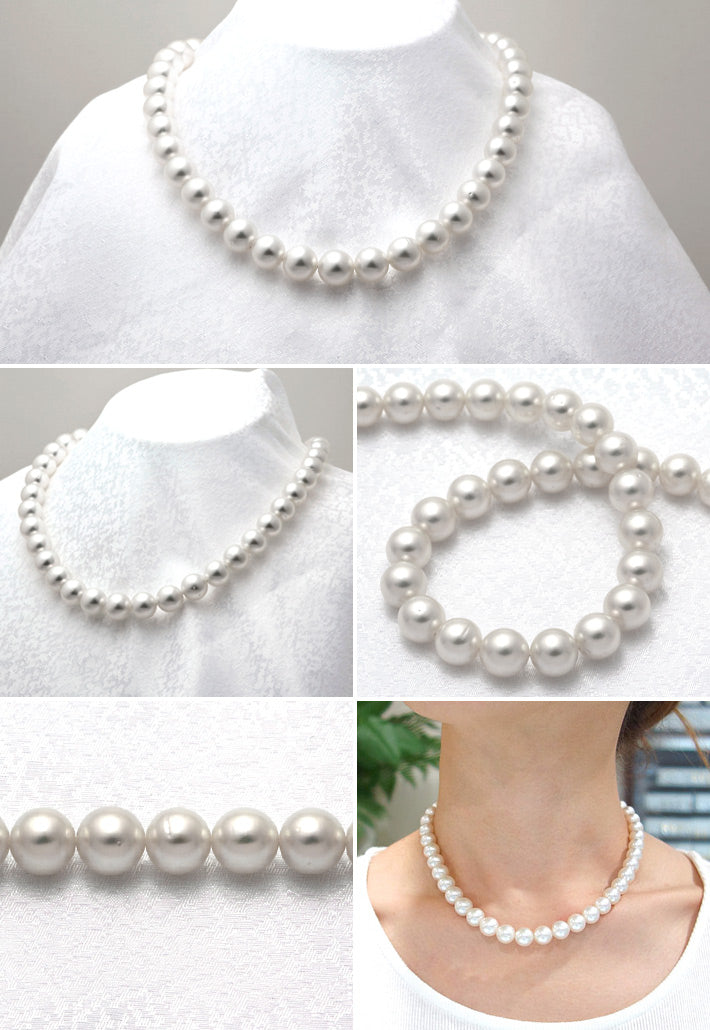 <tc>Akoya Pearl Necklace ｜ 8.0～10.1mm ｜ NJ02868</tc>