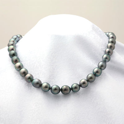 <tc>Tahitian South Sea Black Pearl Necklace ｜ NJ03275</tc>