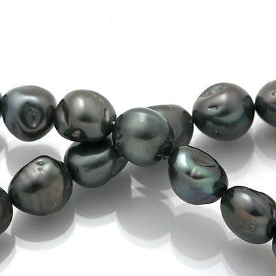 Tahitian Black Pearl Necklace | NJ03691