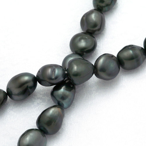 <tc>Tahitian South Sea Black Pearl Necklace ｜ 12.0～14.0mm ｜ NJ03692</tc>