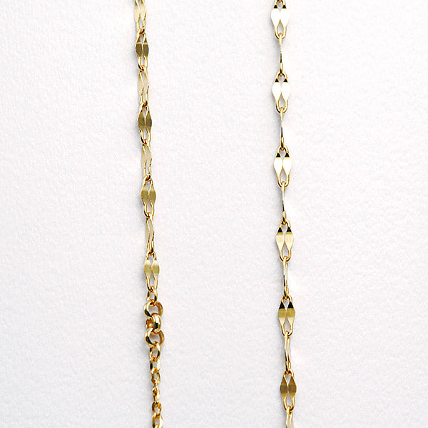 <tc>Yellow Gold Long Necklace | NK09168</tc>