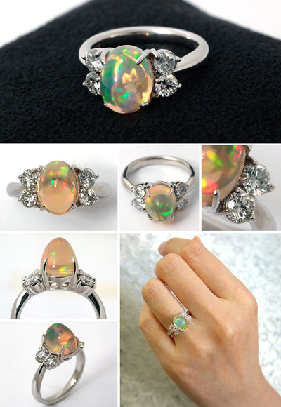 Mexican Opal Ring | OGT21100