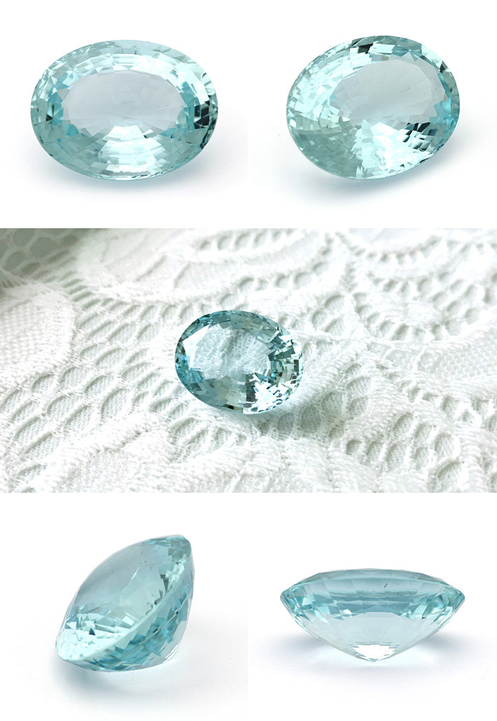 アクアマリン ルース18.48ct ｜ OX06016 – 大阪心斎橋 宝寿堂〈HOUJUDO〉