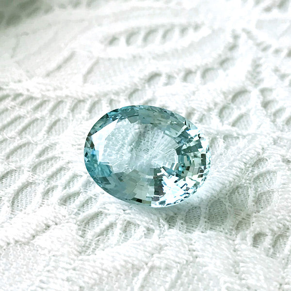 アクアマリン ルース18.48ct ｜ OX06016 – 大阪心斎橋 宝寿堂〈HOUJUDO〉