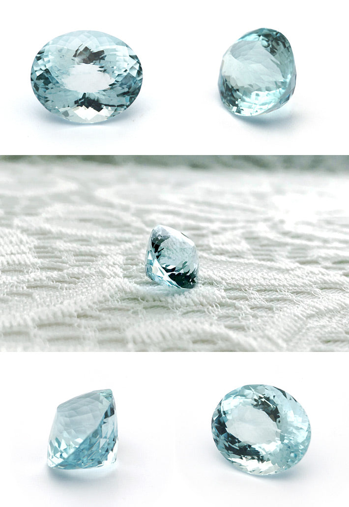 アクアマリン ルース6.407ct ｜ OX06017 – 大阪心斎橋 宝寿堂〈HOUJUDO〉