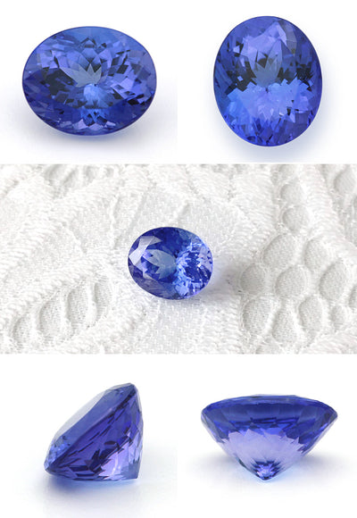 タンザナイト　ルース<br>6.427ct ｜ OX06297