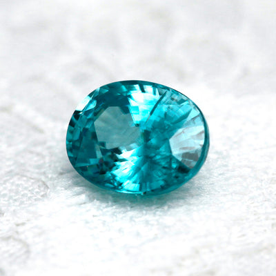 ブルージルコン　ルース <br>3.028ct｜ OX06390