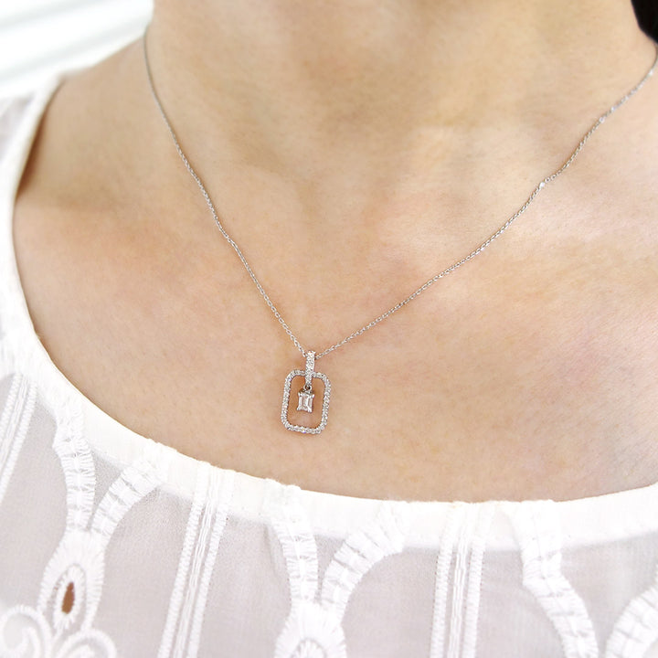 Diamond pendant top ｜ PD02422