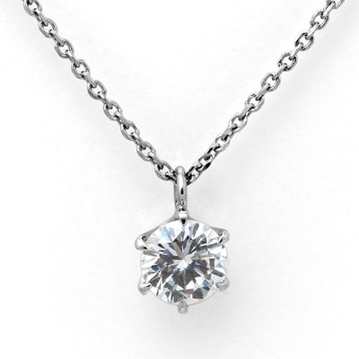Single diamond necklace ｜ PD02748 (0.347ct / H / SI1 / VG)