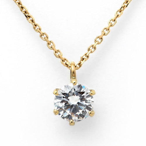Single Diamond Necklace | PD03722 (0.320ct/F/SI1/Very Good)