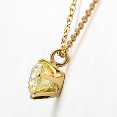 Single diamond necklace ｜ PD02887 (0.425ct / LY / VS1 / Good)
