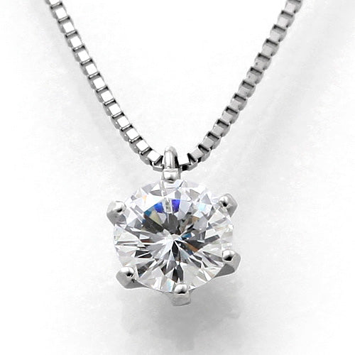 Single diamond necklace ｜ PD02925 (0.518ct / H / SI2 / 3EX H & C)