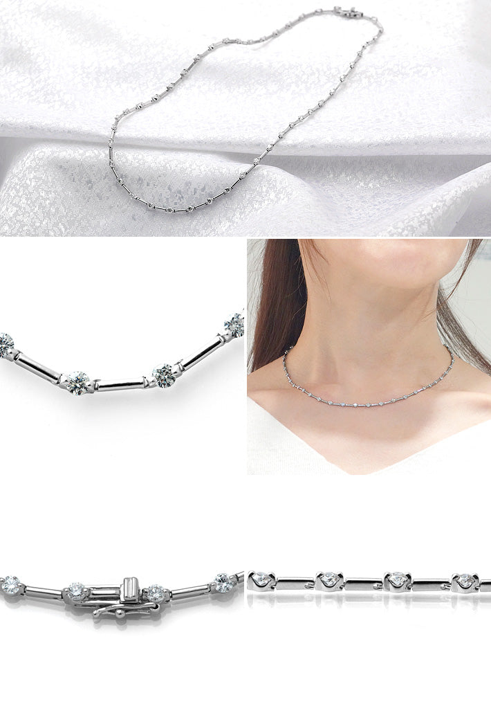 Diamond Line Necklace | PD03060