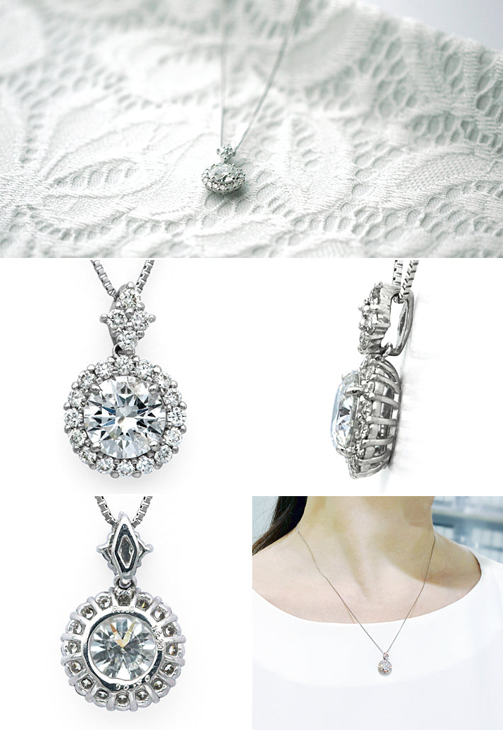 Diamond Pendant top (1.229ct/I/I1/EX) | PD03245