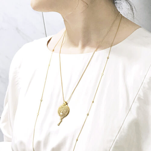 Diamond Middle Necklace | PD03279