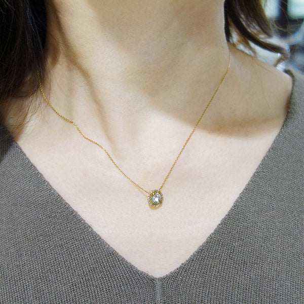 ダイヤモンド ヘイローデザインネックレス | PD03338 (0.760ct/J/I1