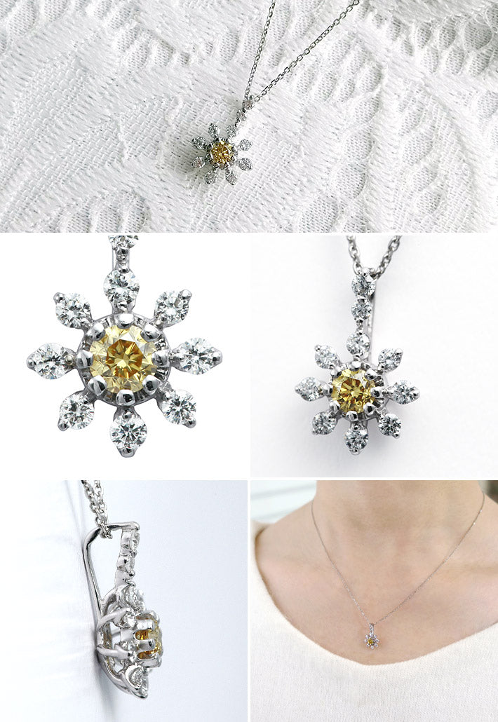 ダイヤモンド ペンダントトップ (0.203ct/FIY/SI1) ｜ PD03377