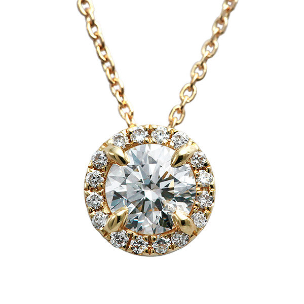 ダイヤモンド ヘイローデザインネックレス ｜ PD03676   (0.500ct/H/I1/EX)
