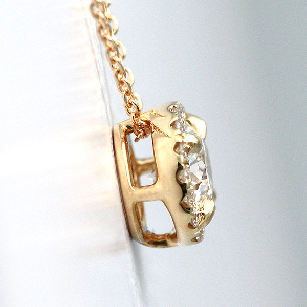 ダイヤモンド ヘイローデザインネックレス ｜ PD03676   (0.500ct/H/I1/EX)