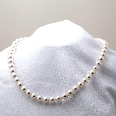 Akoya pearl necklace (with pair beads) | 7.5-8.0mm | NJ04253