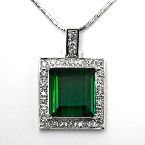 Green Tourmaline Pendant Top ｜ PX02693