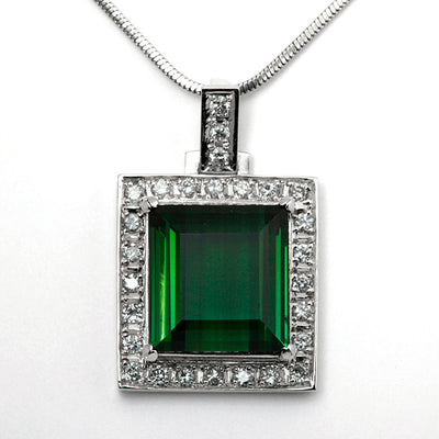 Green Tourmaline Pendant Top ｜ PX02693