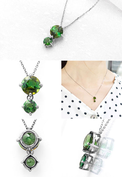 Green Tourmaline Necklace ｜ PX04986