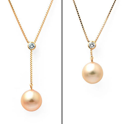 Freshwater Pearl Pendant Necklace ｜ PX05156