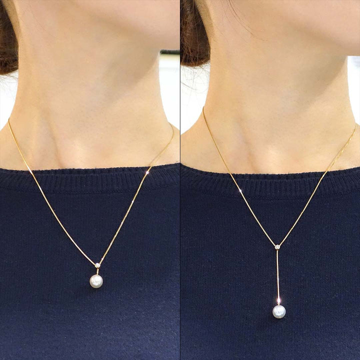 Akoya pearl pendant necklace ｜ PX05428