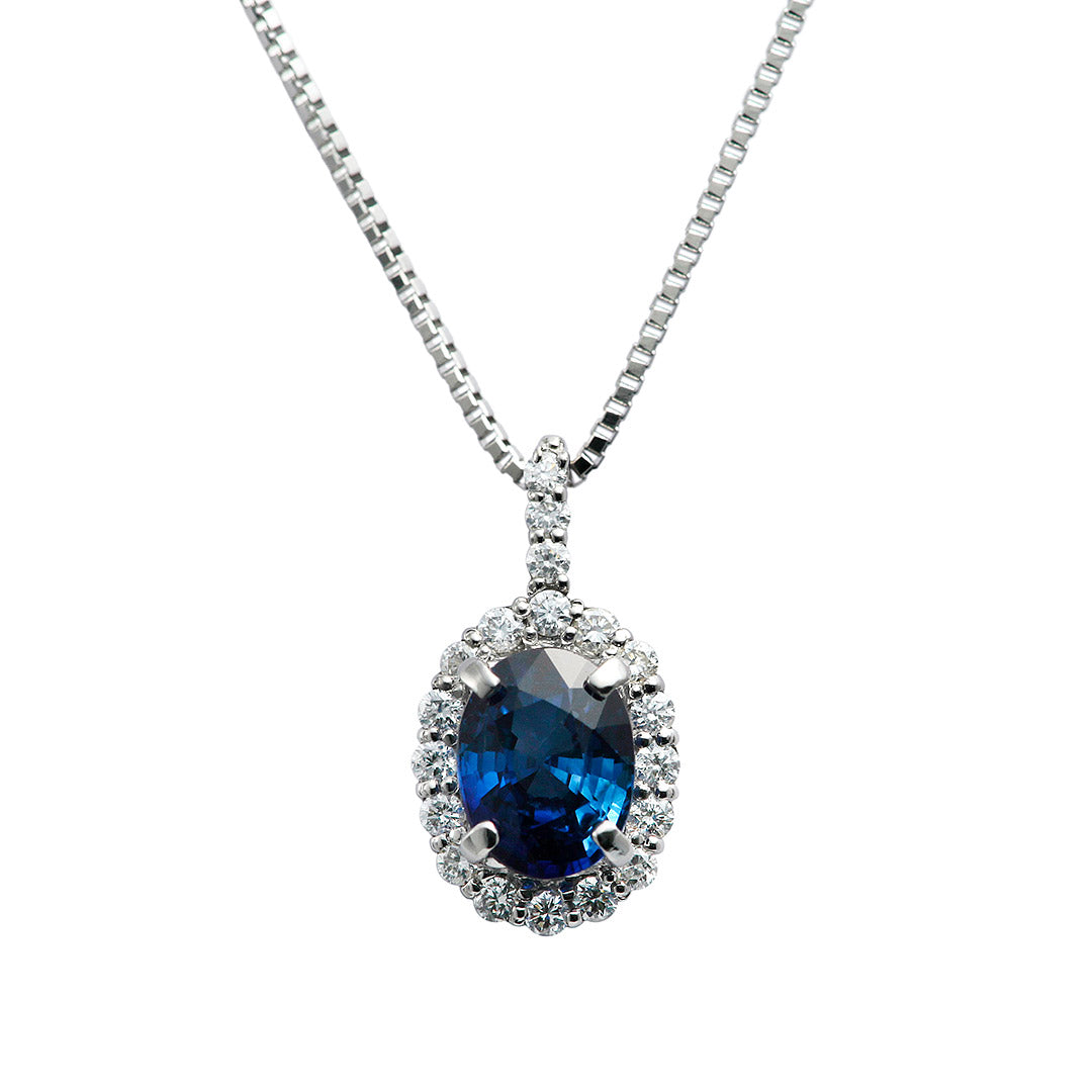 Royal Blue Sapphire Pendant Top ｜ PX05291