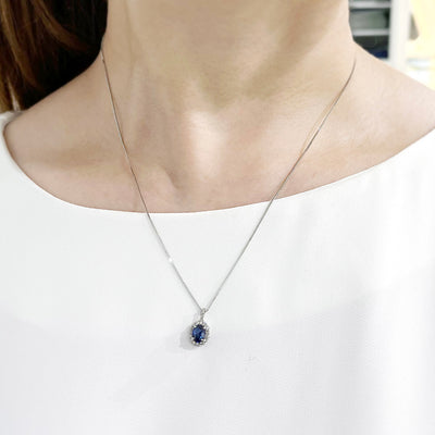 Royal Blue Sapphire Pendant Top ｜ PX05291