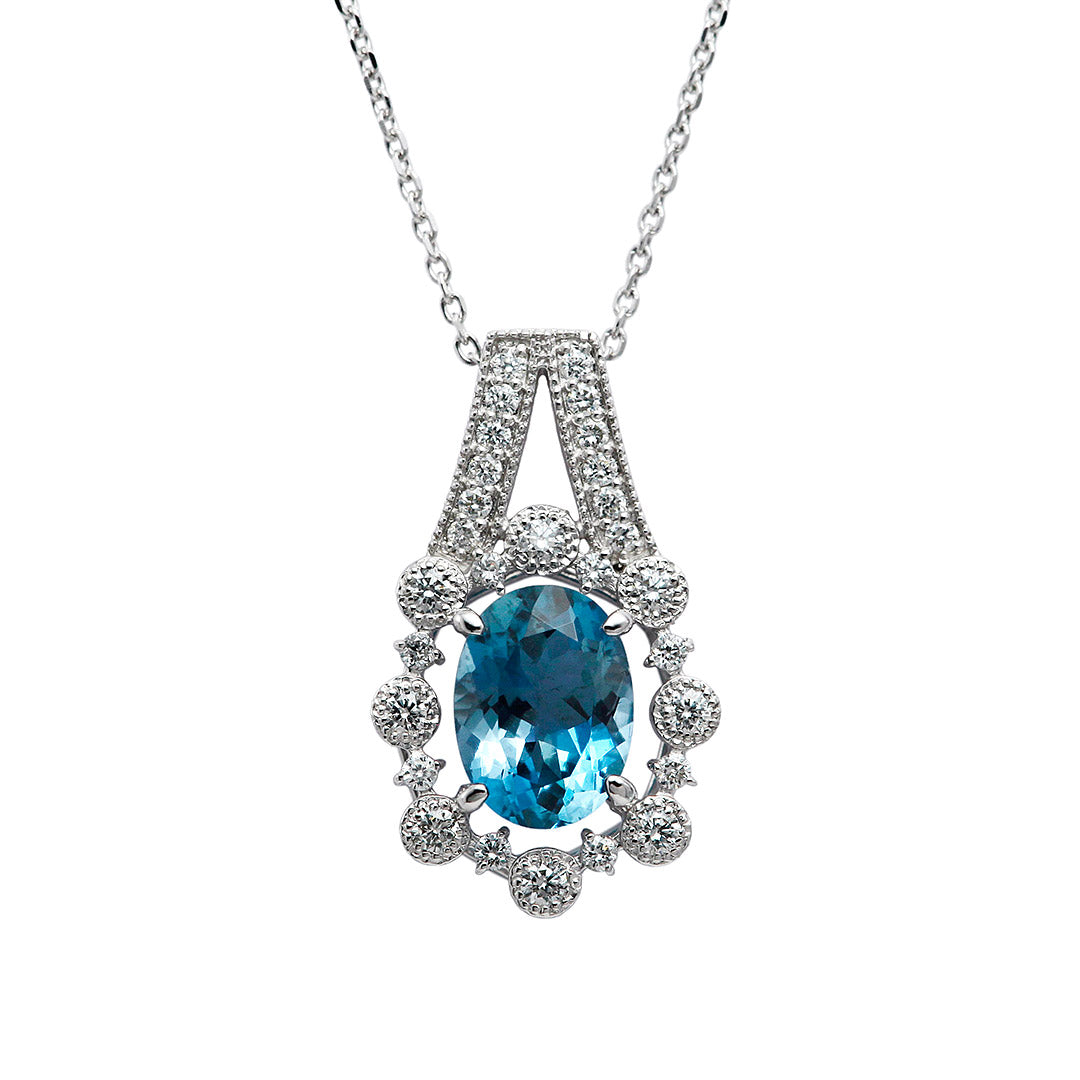 <tc>Aquamarine Pendant Top ｜ PX05296</tc>